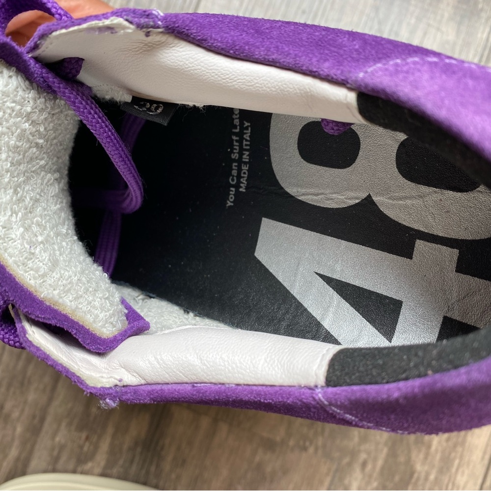NWOT P448 Women’s Purple Low Top Sneakers Size 8.5 - Picture 10 of 14